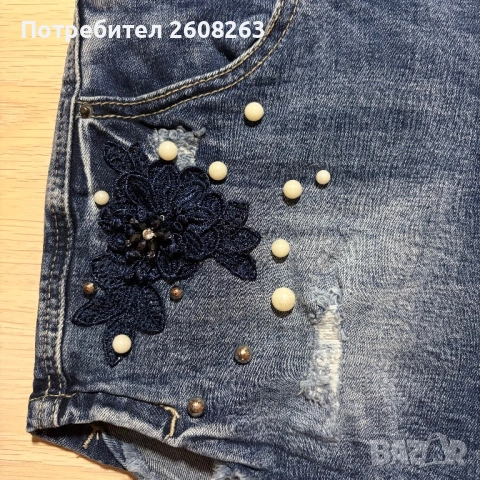 Къси дънкови панталони, снимка 5 - Къси панталони и бермуди - 54489827