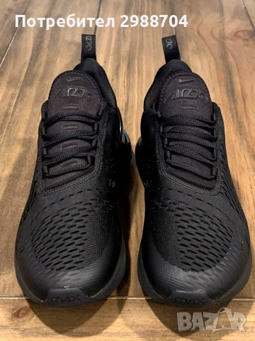 Маратонки Nike 270 AIr Max 270 triple black, снимка 6 - Маратонки - 55247086