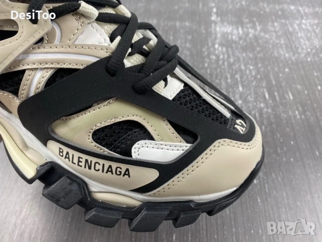Balenciaga Track Sneaker "Beige/Black", снимка 9 - Маратонки - 54358857
