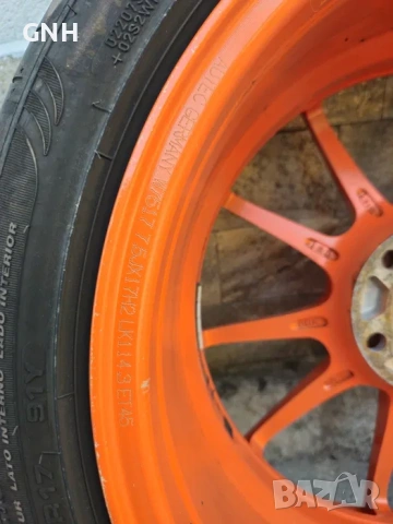 Джанти Autec 17 цола , 5х114,3 , 7.5j , et45 Honda Kia Mazda Toyota, снимка 2 - Гуми и джанти - 54576510
