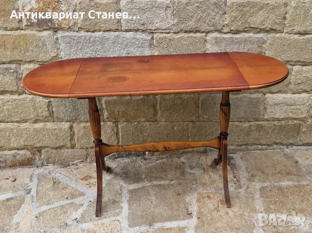 🌿✨ Очарователна винтидж разтегателна дървена маса 