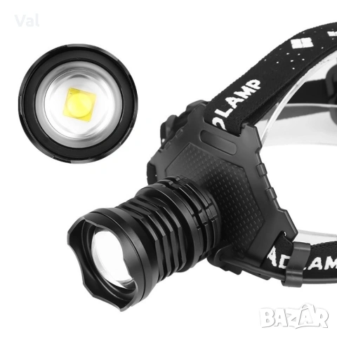 Подвижeн фенер за глава с USB презареждане 1000Lumens XHP 70 - FL62, снимка 5 - Други инструменти - 54811214