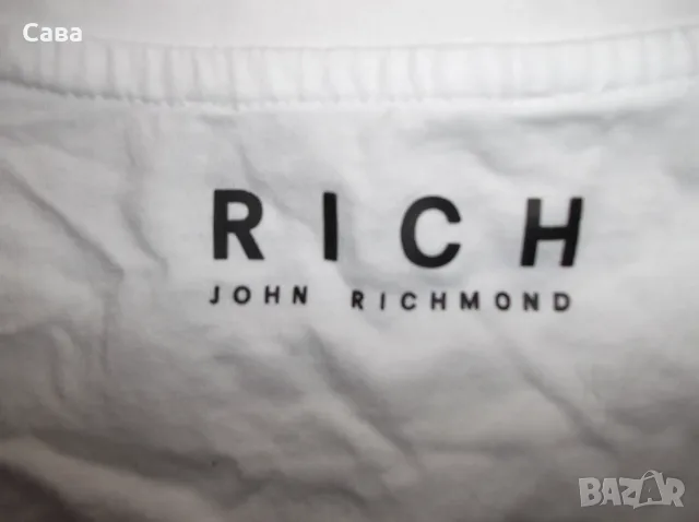 Тениски JOHN RICHMOND, ALESSANDRO ZAVETTI  мъжки,С-М, снимка 5 - Тениски - 55618891