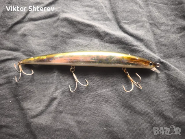 Smith Haluca 145S Chartreuse / Златист холограм – Японски морски воблер 145мм 21.5г