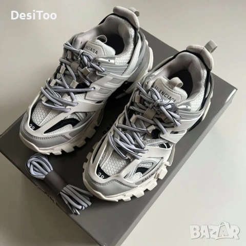 Balenciaga Track Sneaker "White/Grey/Silver"


