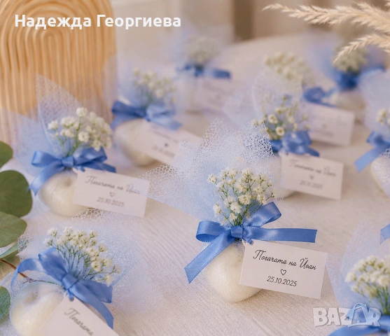 Ръчно изработени подаръци за гости на погача / кръщене / рожден ден и други специални поводи, снимка 2 - Декорация - 54946786