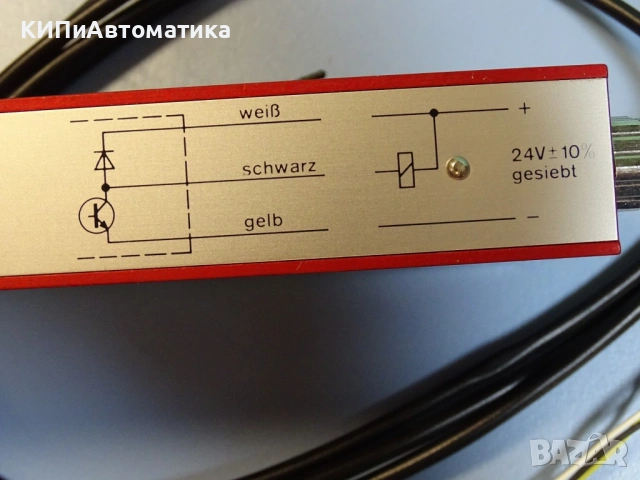 сензор фотоелектрически Leuze RK 712/2 photoelectric sensor 24V, снимка 6 - Резервни части за машини - 54218235