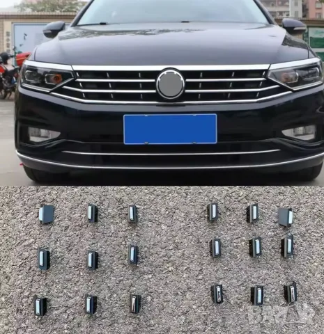 Добавкu за предна решетка Passat b8.5, R line