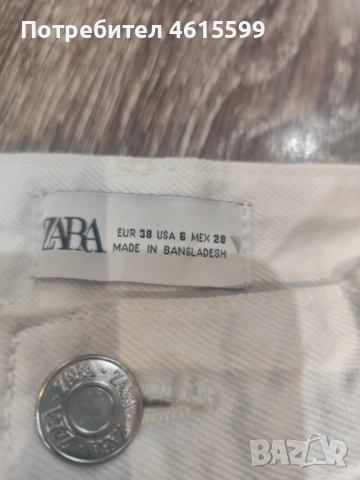 къси дънки на Zara, снимка 6 - Къси панталони и бермуди - 54555126