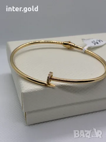 Златна гривна 4.95гр, снимка 3 - Гривни - 55638730