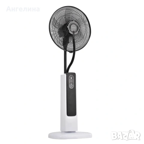 Вентилатор с водна мъгла 16'' Muhler MF-1679RC, 75W, LED, дист. упр-е