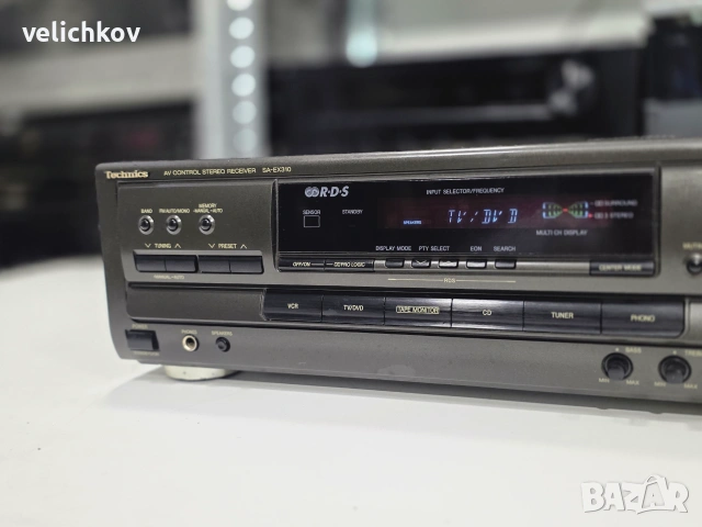 🔥 КЛАСИКА ОТ TECHNICS! Мощен Японски Ресивър Technics SA-EX310 🇯🇵🔊, снимка 3 - Ресийвъри, усилватели, смесителни пултове - 55019900