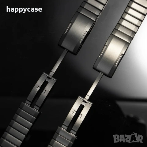 TITANIUM UNIVERSAL Титаниева верижка за Huawei Watch / Samsung / Garmin / Apple / Xiaomi / Amazfit, снимка 5 - Каишки за часовници - 54486962