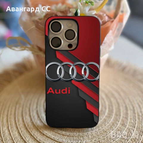 Силиконов Калъф за iPhone с лого Audi, снимка 5 - Калъфи, кейсове - 54611152