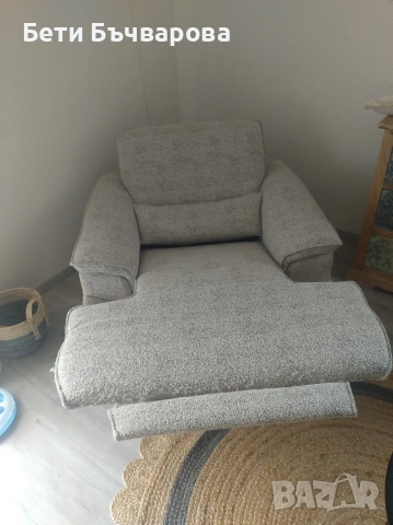 кресло с функция за релакс, снимка 5 - Дивани и мека мебел - 54370981