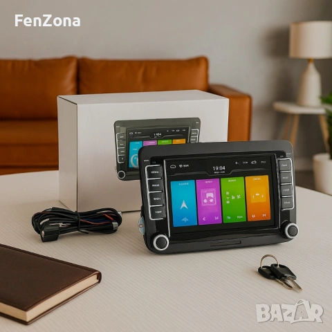 Мултимедия навигация 7″ Android 15, 4GB RAM, 64GB ROM за Volkswagen VW HC8227,12м гаранция / за VAG , снимка 5 - Друга електроника - 54146848