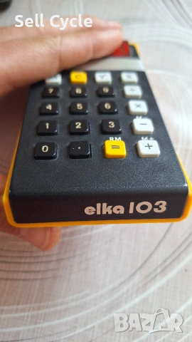 ✅БЪЛГАРСКИ КАЛКУЛАТОР ELKA 103❗, снимка 2 - Антикварни и старинни предмети - 55135169