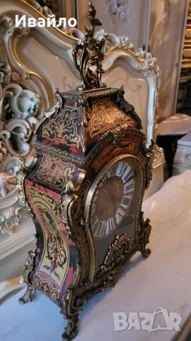 Каминен часовник , снимка 2 - Антикварни и старинни предмети - 54063350