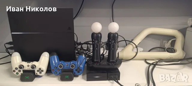Playstation 4 + VR+ motion controlers + gun +11 games, снимка 4 - PlayStation конзоли - 55297063