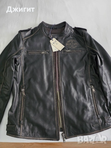 Мъжко кожено яке Mustang Size M чисто ново