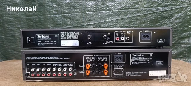 Technics SU-V40 + ST-G40.      Цена-165 , снимка 7 - Ресийвъри, усилватели, смесителни пултове - 55157041