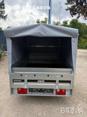 Туристическо ремарке MARTZ PREMIUM 201R с брезент и шпригли Н-110 С РЕСЬОРИ И АМОРТИСЬОРИ, снимка 8 - Ремаркета - 55394867