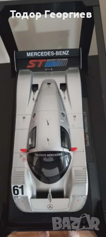 Mercedes Sauber C9 Norev 1:18, снимка 5 - Други ценни предмети - 54924039