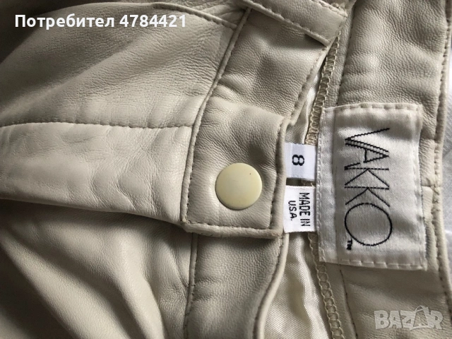 Кожен панталон, снимка 2 - Панталони - 54053819