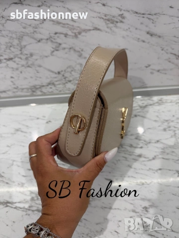 Ysl дамска чанта, черна, бежова и бялА, снимка 8 - Чанти - 55040097