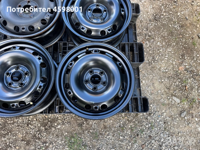 4бр.НОВИ ЖЕЛЕЗНИ ДЖАНТИ 15цола 5x100 за Skoda,Vw,Seat, снимка 4 - Гуми и джанти - 54917646