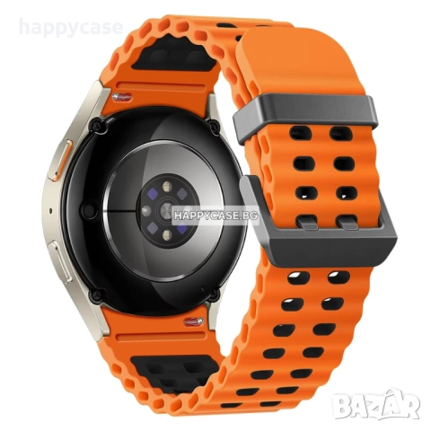 Samsung Galaxy Watch 7 6 5 4 3 / Pro / Classic / FE / MARINE Силиконова каишка, снимка 9 - Каишки за часовници - 54358866