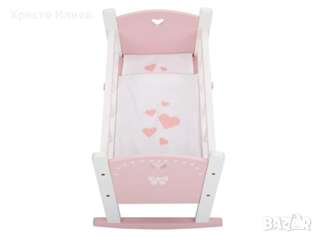 Дървено легло за кукли люлка , снимка 2 - Кукли - 54349617