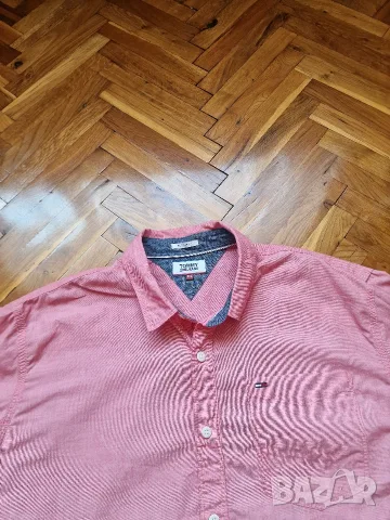 Страхотна мъжка риза TOMMY HILFIGER размер 2XL , снимка 3 - Ризи - 55656607