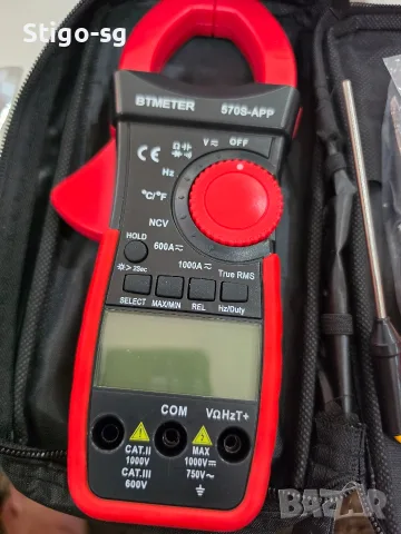 Мултицет -ампер клещи-BTMETER BT-570S-APP-Bluetooth, снимка 10 - Друга електроника - 55595223