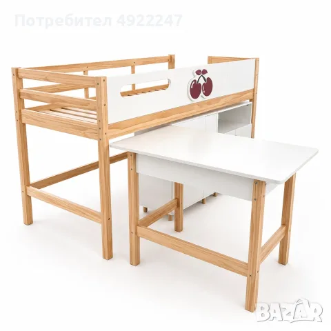Детско Дървено  Легло , снимка 2 - Мебели за детската стая - 55695993