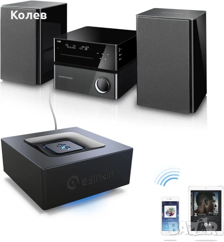 Bluetooth аудио адаптер Esinkin, снимка 4 - Други - 55190432