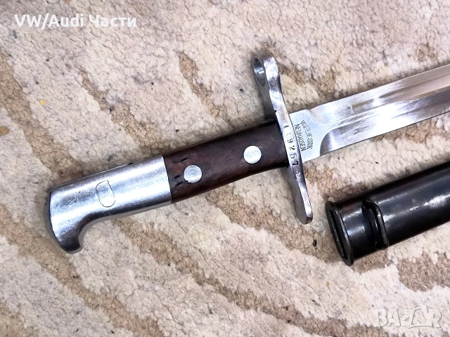 Швейцарски щик нож байонет K31 Schmidt Rubin М1918, снимка 6 - Антикварни и старинни предмети - 54102324