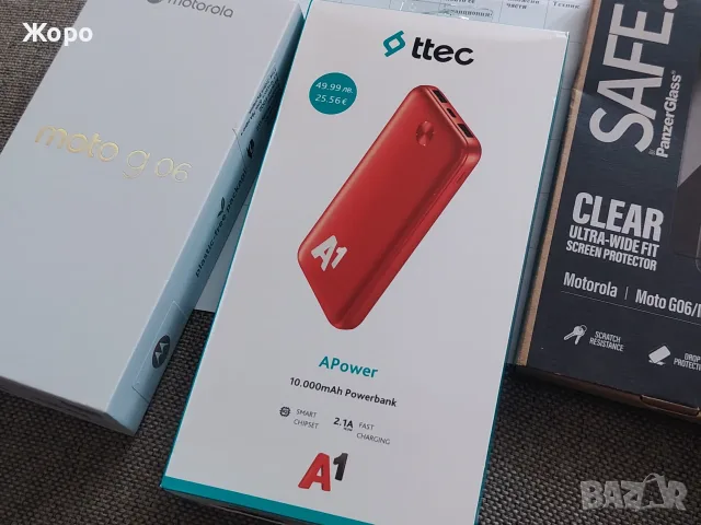 Motorola G06 нов неразпечатан 24м гаранция, снимка 6 - Motorola - 55606252