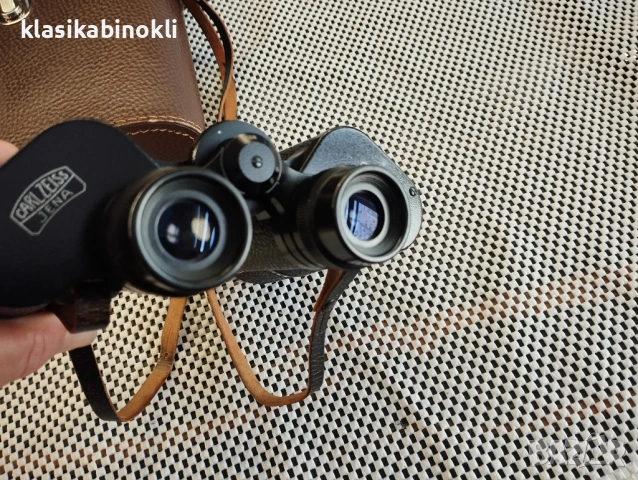 ТОП Немски Бинокъл Carl Zeiss Jena-JENOPTEM-7х50W--ГДР, снимка 4 - Екипировка - 54779529