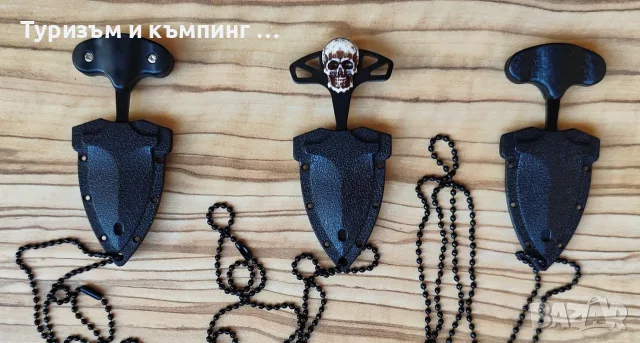 Малко ножче за носене на врата / тип ударна кама /, снимка 16 - Ножове - 43330326