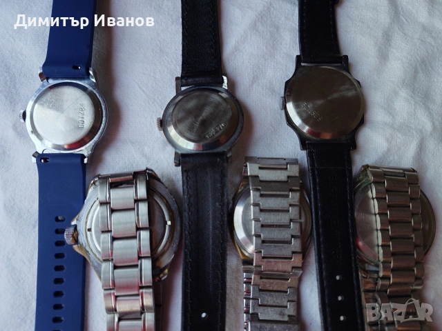 Съветски механични часовници. , снимка 4 - Мъжки - 54323387