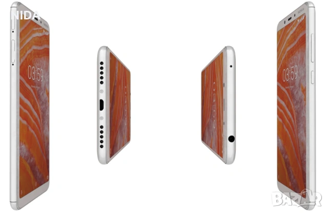 Nokia 3.1 Plus Dual Camera Smartphone 6” HD+ Дисплей, 2GB RAM, 16GB Памет, Android One, Бял, НОВ!, снимка 5 - Nokia - 54895624