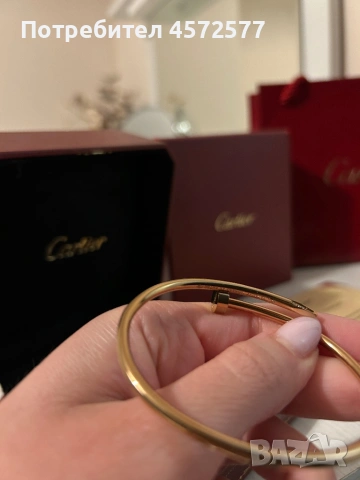 Гривна Cartier, снимка 2 - Бижутерийни комплекти - 54486193