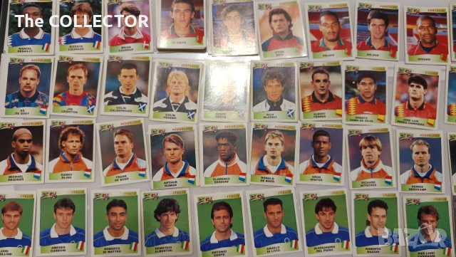 Ретро футболни стикери Panini Euro 96 - 105+ броя, снимка 5 - Колекции - 54646854