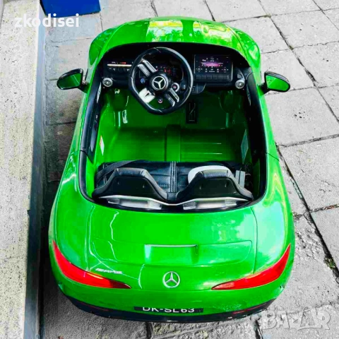 Детска кола MERCEDES ЗЕЛЕН, снимка 3 - Други - 54596742