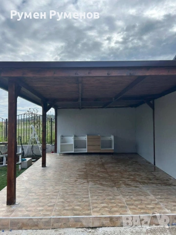 ТОП НАВЕСИ  дървени  навеси, метални навеси навеси navesi, снимка 10 - Ремонти на покриви - 54202593