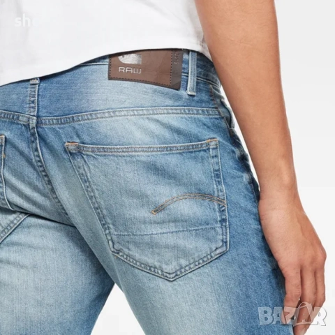 G-Star Raw 3301 Оригинални къси дънки, снимка 3 - Дънки - 54583280