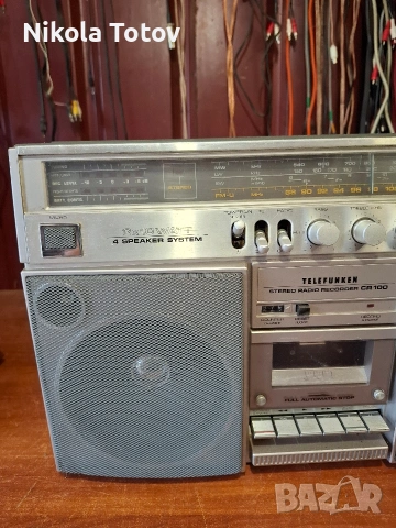 Продава се касетофон Telefunken CR100. , снимка 2 - Радиокасетофони, транзистори - 55073316