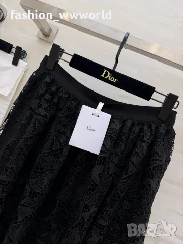 дантелена пола Dior L реплика, снимка 5 - Поли - 55613259