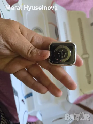 Apple Watch Series 7 41mm Starlight (GPS) – Пълен комплект, Отлично състояние!, снимка 4 - Смарт часовници - 55475032